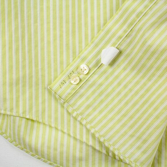 Striped Long Sleeve Button-Up Men's 17 36/37 No-Iron Buisness Casual | Axcess - Picture 7 of 11